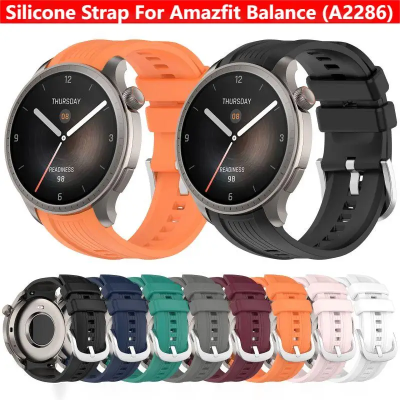 Fitness Tracker Band - Silicone Strap for Amazfit Balance A2286