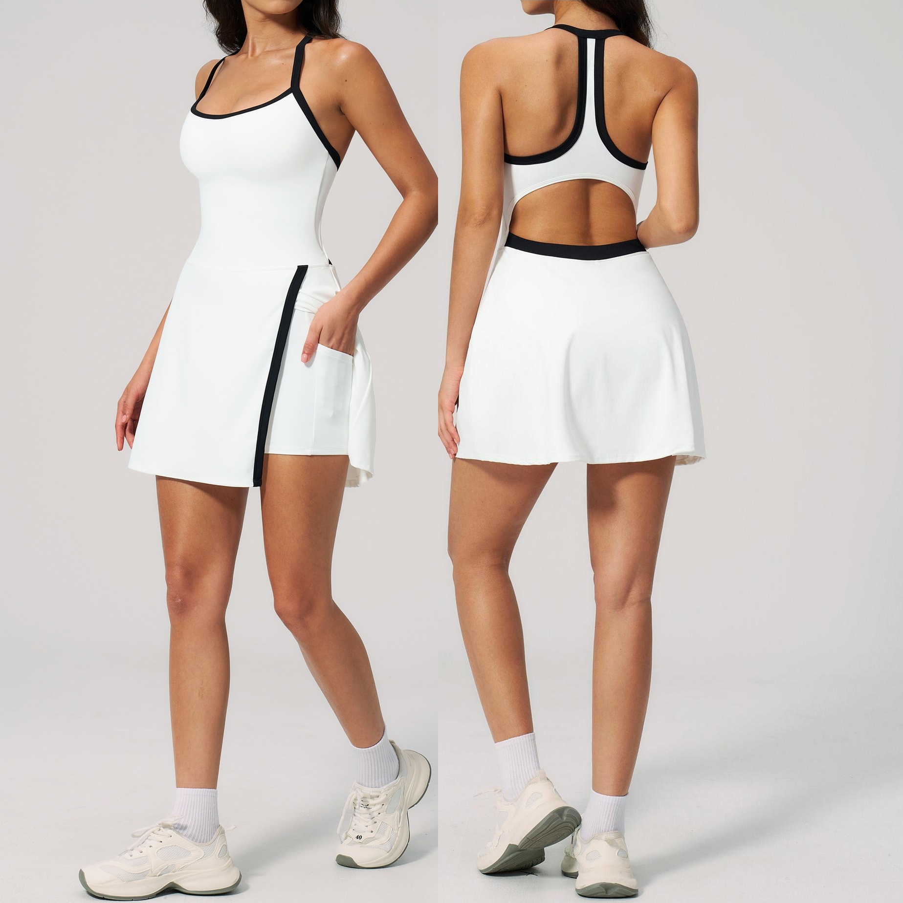 Yoga Fitness Dress - Women Golf Tennis Sport Skirts,Summer Yoga