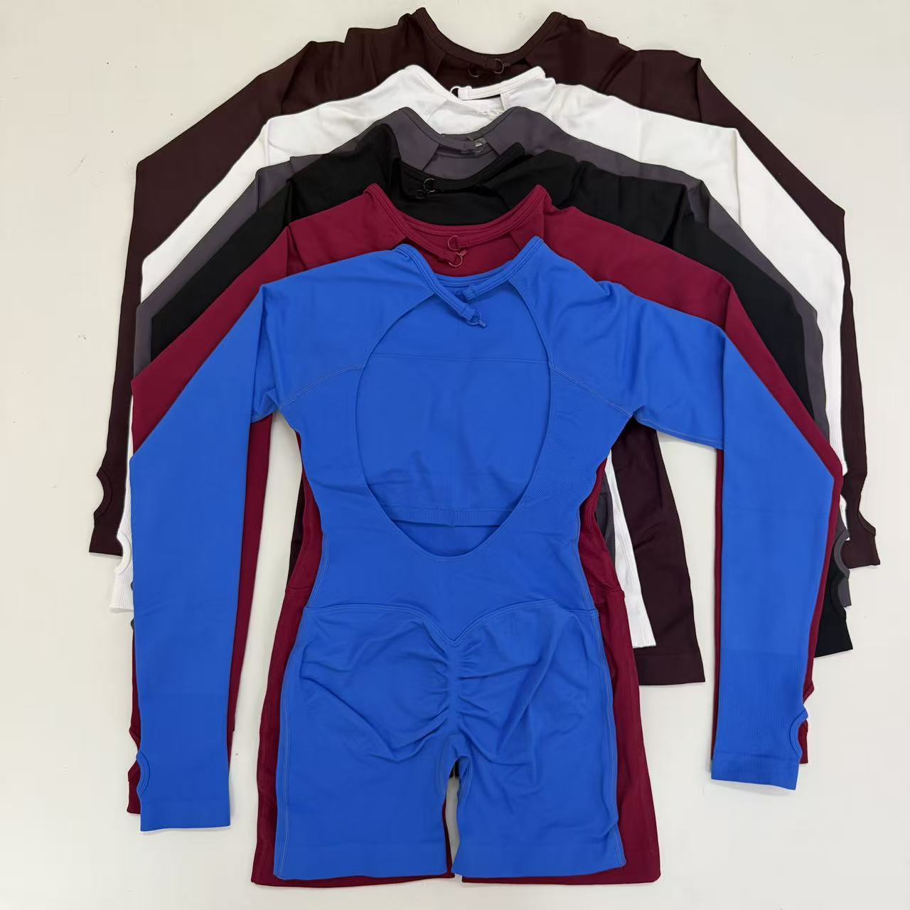 Yoga Fitness Jumpsuit - Du Jia Long Sleeve One Piece