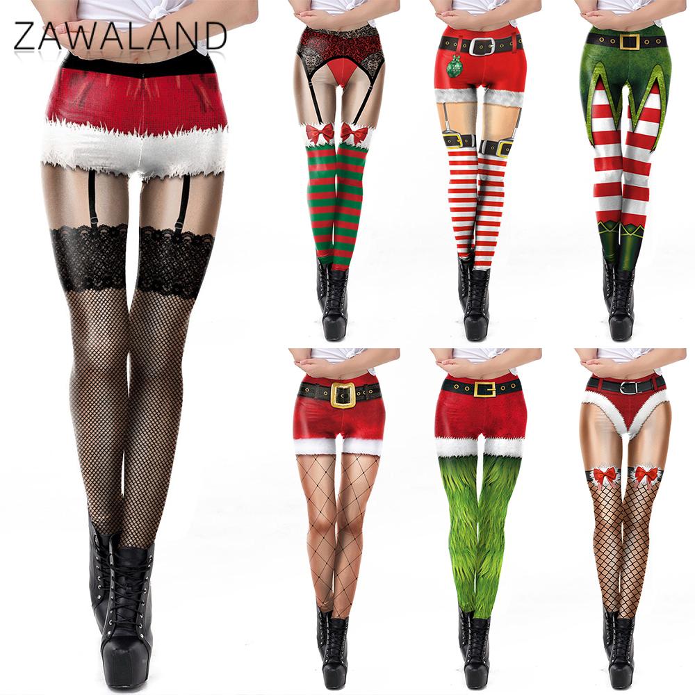 Zawaland Christmas Yoga Leggin - Yoga Fitness Holiday recension och pris