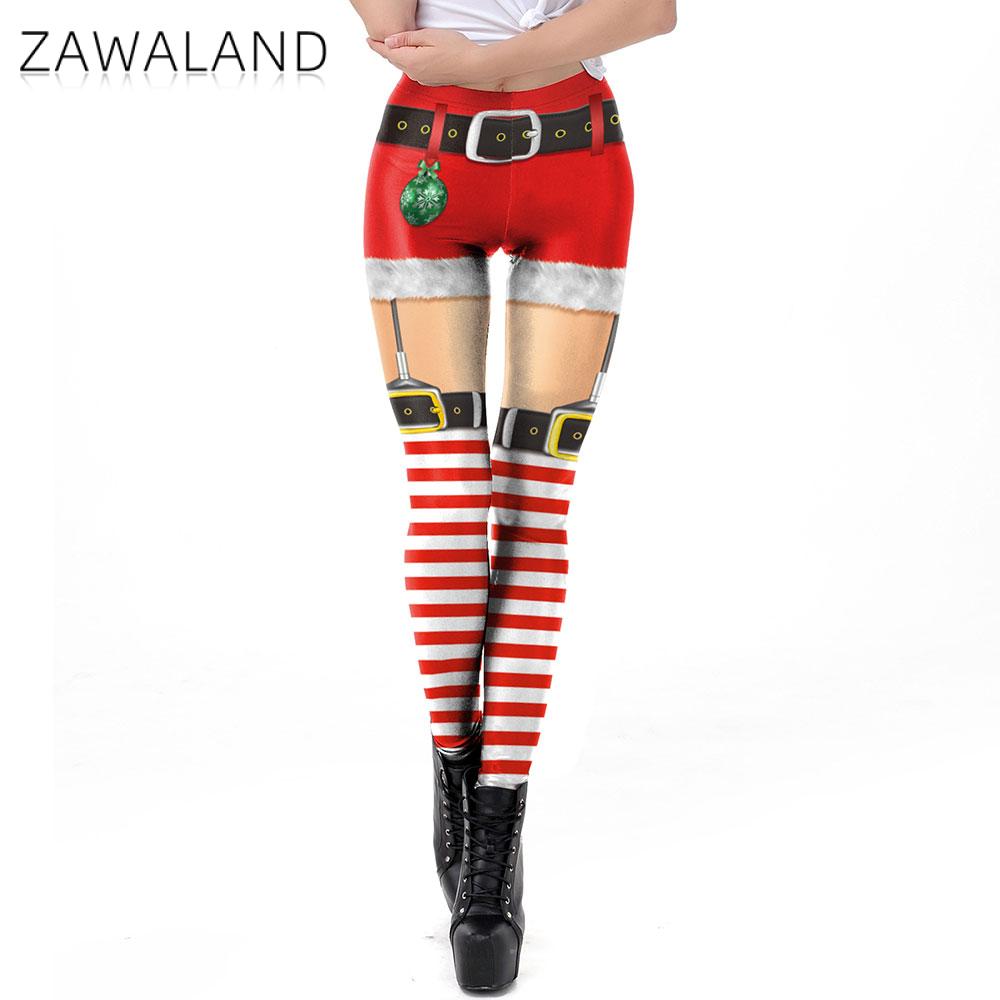 Zawaland Christmas Yoga Leggin - Yoga Fitness Holiday recension och pris