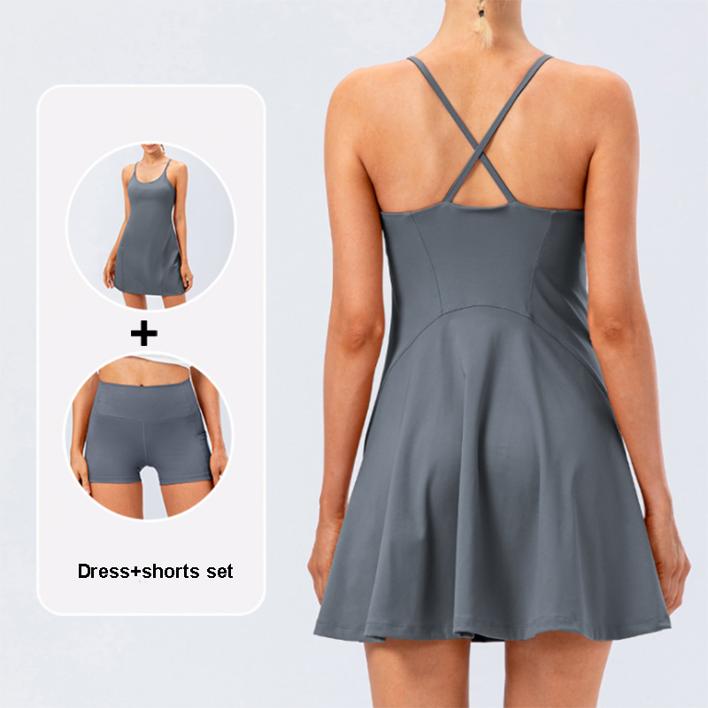 Women Tennis Yoga Skirt High S - Yoga Fitness Dress recension och pris