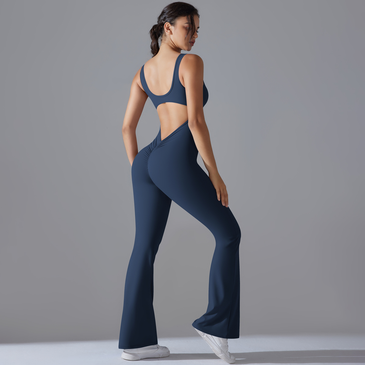 Sexy Back V Jumpsuit Gym Set W - Yoga Fitness Jumpsuit recension och pris
