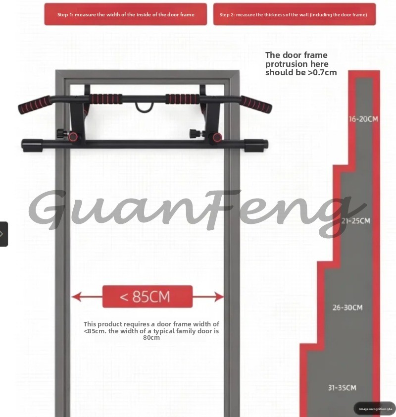 Door Frame No‑Screw Pull‑Up Ch - Pull Up Bar Doorframe recension och pris
