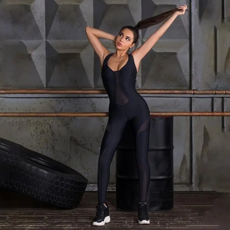 Oshoplive Women's Black Bodyco - Yoga Fitness Jumpsuit recension och pris