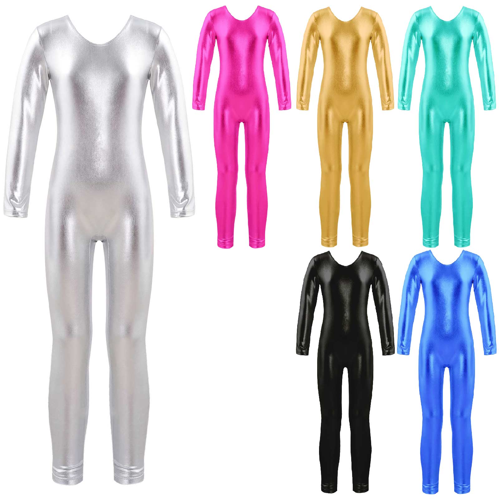 Girls Long Sleeve Zipper Bronz - Yoga Fitness Jumpsuit recension och pris