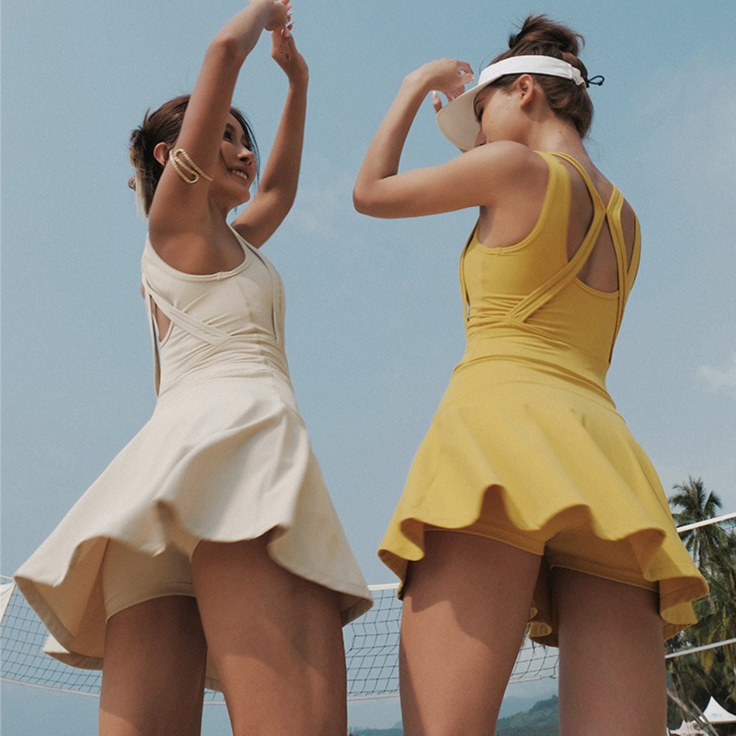 Padded Backless Integrated Saf - Yoga Fitness Dress recension och pris
