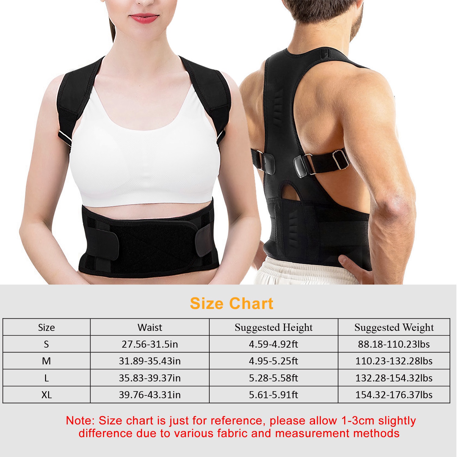 Full Back Support Shapewear Po - Posture Corrector Back recension och pris