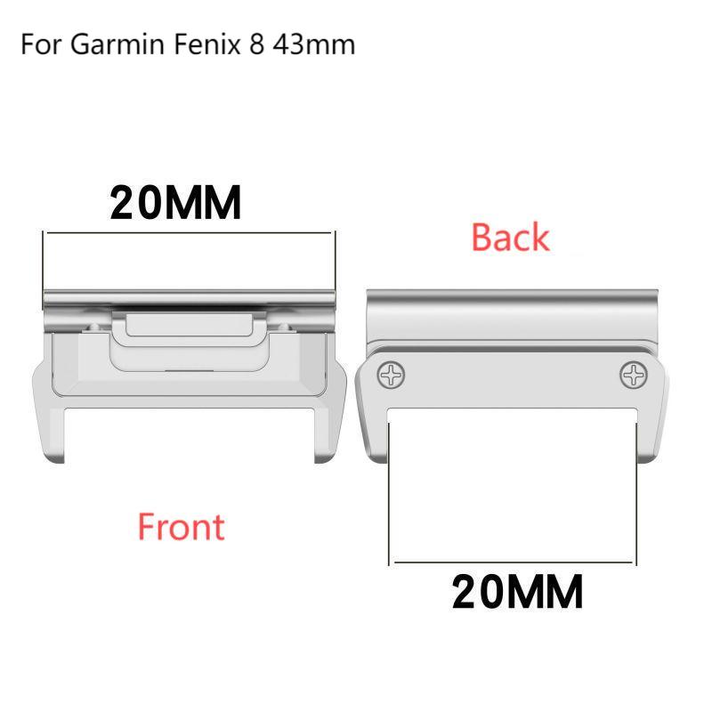 1 Pair Adaptor for Garmin Feni - Fitness Tracker Band recension och pris