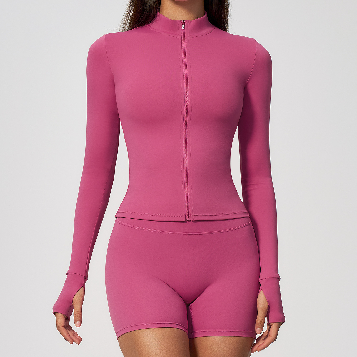 Women Zip Fitness Yoga Shirt L - Fitness Yoga Only For Women recension och pris