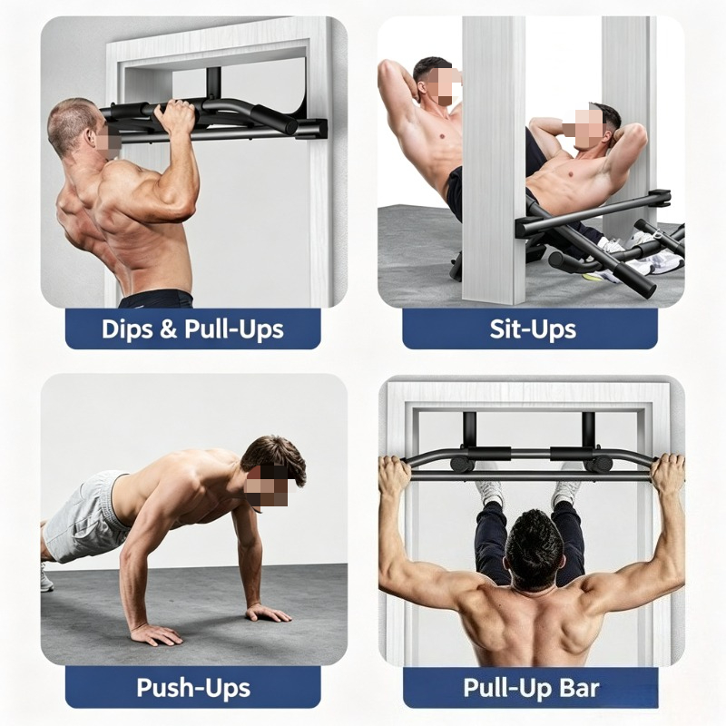 Portable Door Frame Chin-Up Ba - Pull Up Bar Doorframe recension och pris