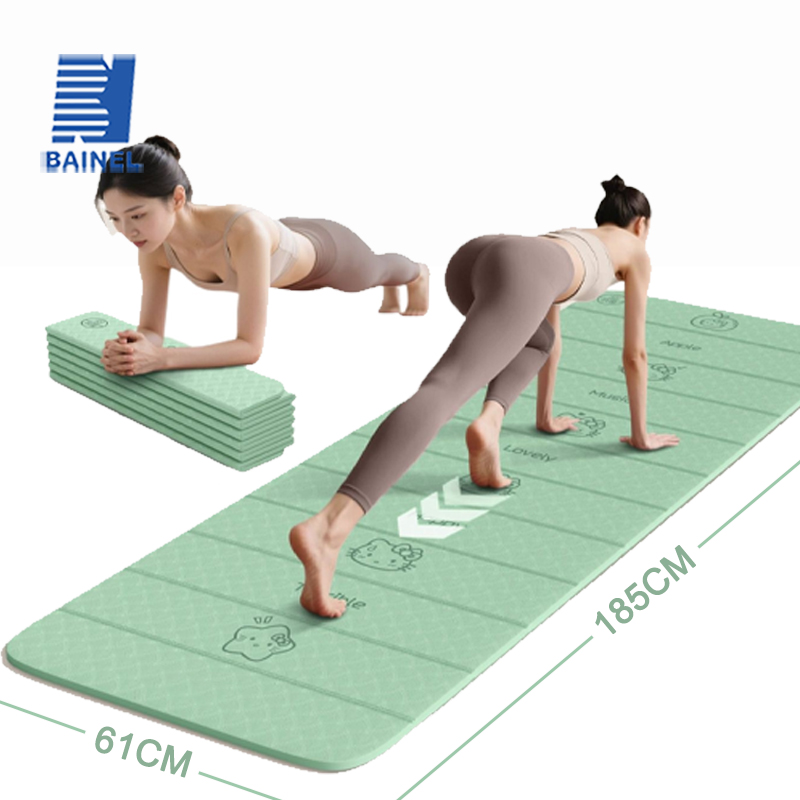 TPE Folding Yoga Mat Fitness D - Yoga Fitness Holiday recension och pris