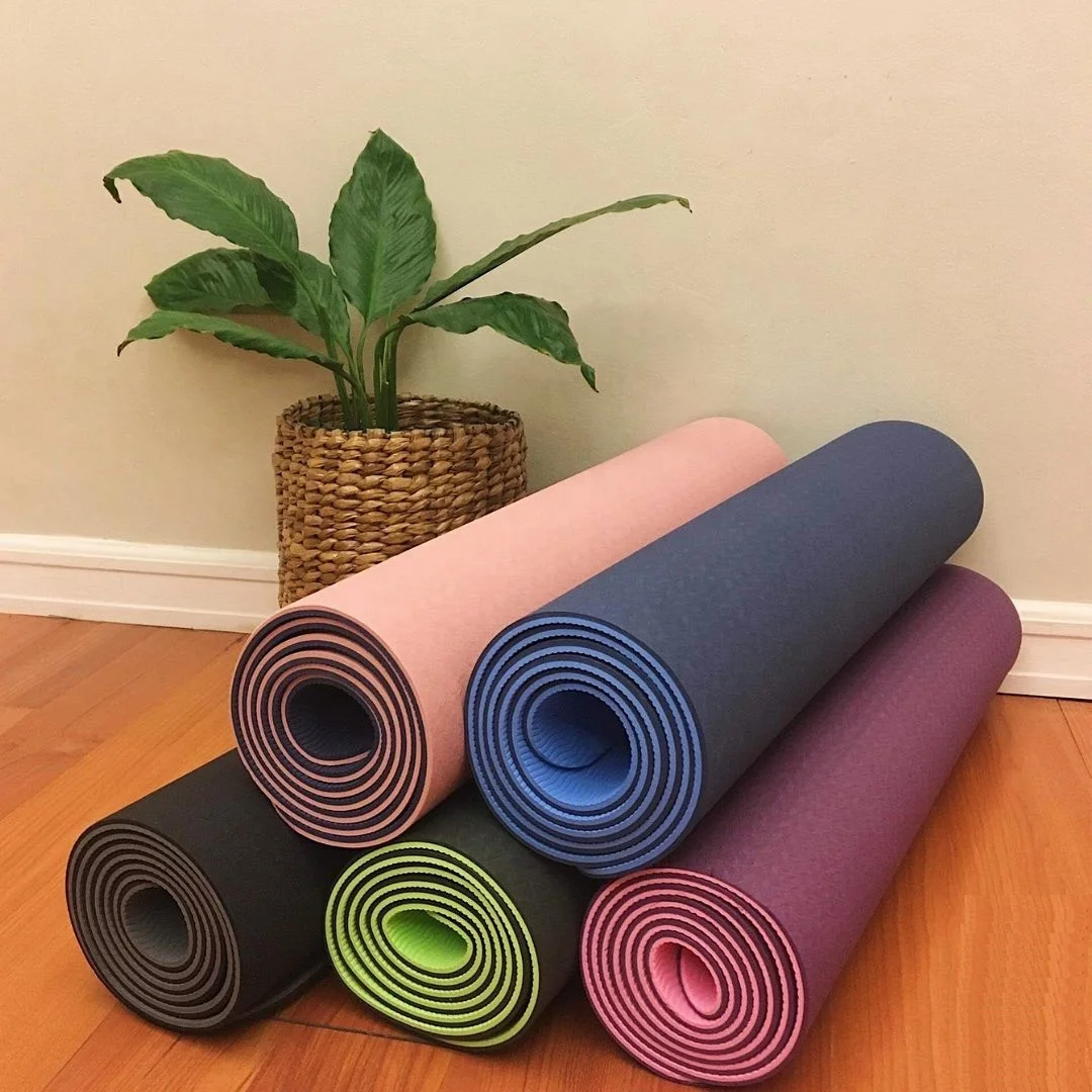 6mm Green Black Custom logo De - Yoga Fitness Logo Design recension och pris