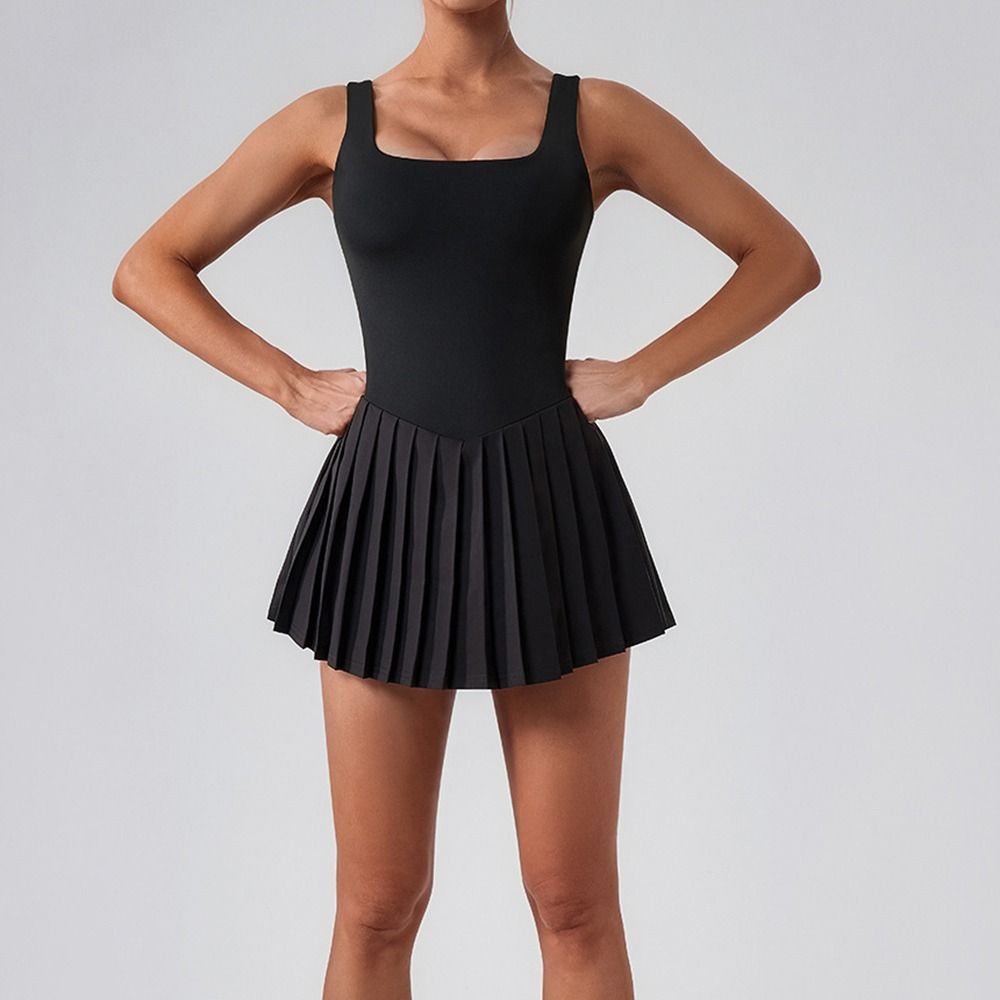 Hollow Out Women Tennis Dress  - Yoga Fitness Dress recension och pris